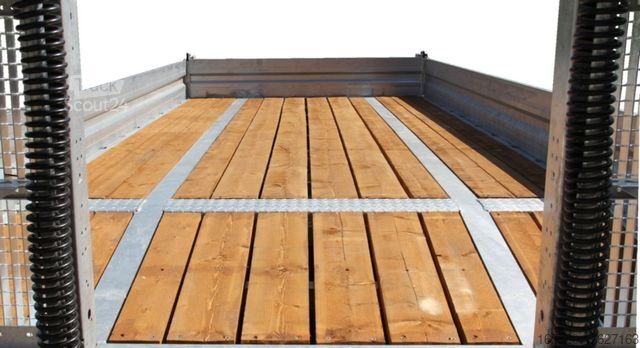 Žemagrindė platforma priekaba WOERMANN Unibau HL 119.63/247