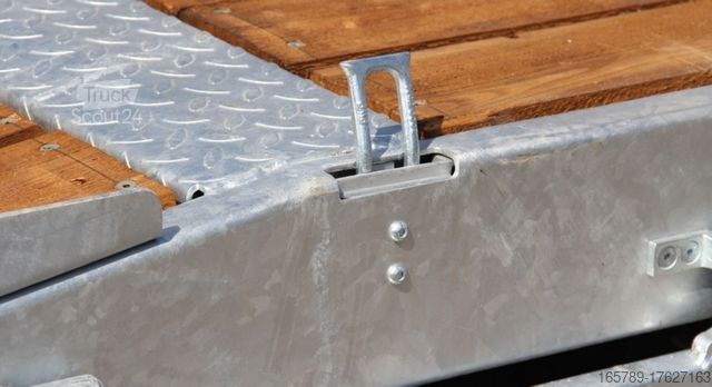 Žemagrindė platforma priekaba WOERMANN Unibau HL 119.63/247