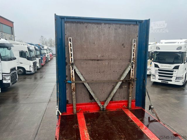 Werkplatform oplegger KRONE SD * PALETTENKASTEN * 10x RUNGEN *  STAHLMATTEN