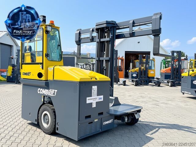رافعة شوكية رباعية الاتجاهات Combilift C4000ET TRIPLEX 6350 WIDE FORK POSITIONE