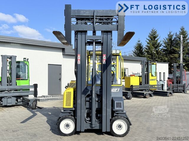 четырёхсторонний автопогрузчик Combilift CB4500 GAS TRIPLEX 6400 FORK POSITIONER