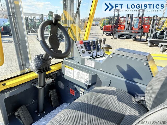 четырёхсторонний автопогрузчик Combilift CB4500 GAS TRIPLEX 6400 FORK POSITIONER