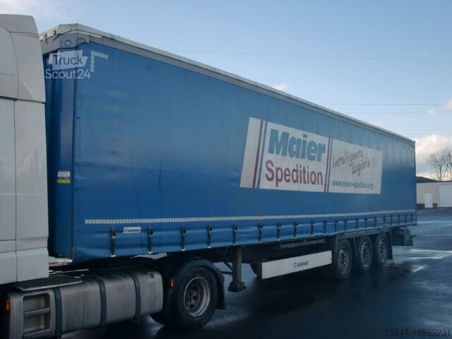 Aanhangwagen met dieplader & dekzeil Krone SDP 27 ELCQ41-CS Coil mulde Liftachse