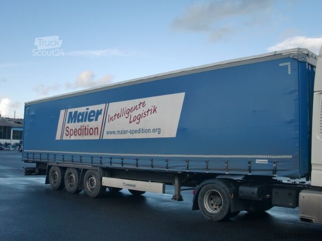Aanhangwagen met dieplader & dekzeil Krone SDP 27 ELCQ41-CS Coil mulde Liftachse