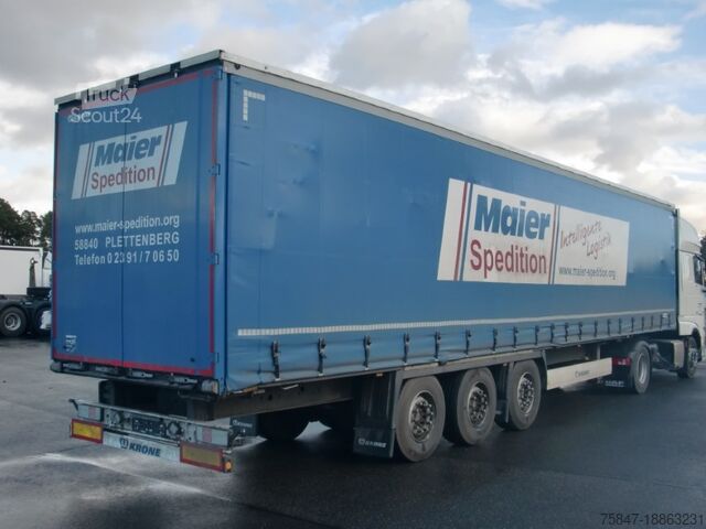 Aanhangwagen met dieplader & dekzeil Krone SDP 27 ELCQ41-CS Coil mulde Liftachse