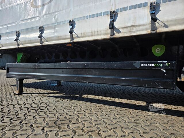 Semirimorchio con telone BERGER SAPL 24 / Coilmulde