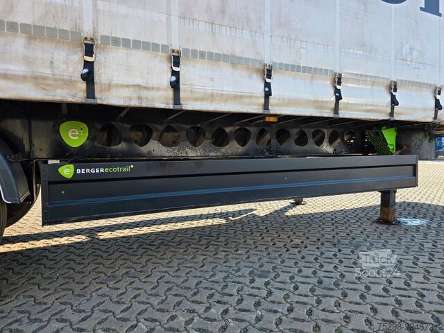 Semirimorchio con telone BERGER SAPL 24 / Coilmulde