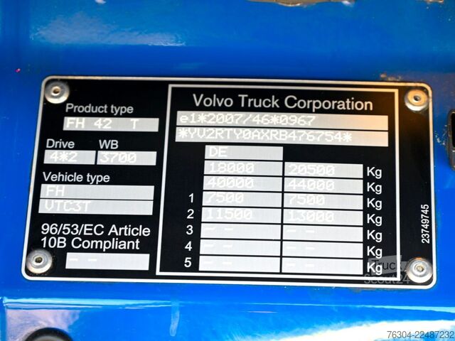 Standard nyergesvontató VOLVO FH 460