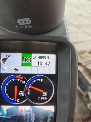 ķēžu ekskavators Hitachi ZX 350 LCN-5B Long Reach 22 meter Topcon Laser ...