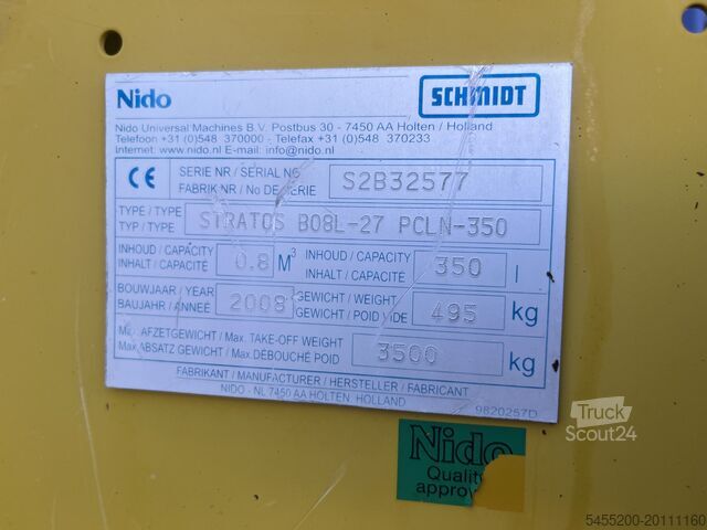 Lasteplattform Peugeot Boxer 2.2 HDI Winterdienst Zoutstrooier Nido Op...