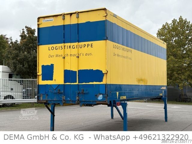 Kofferanhänger KRONE WK 7,3 STG*Wechselbrücke*BDF *Kleider*Textil