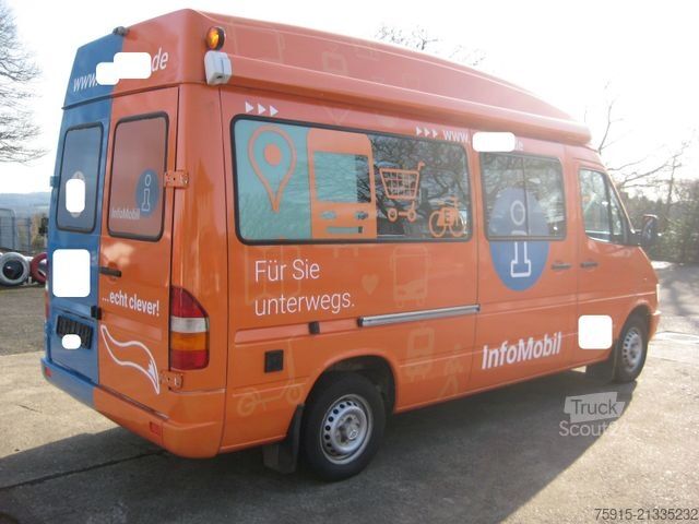 Kastenwagen Wohnmobil / Campervan MERCEDES-BENZ 212 D Sprinter Vollautomatik Infomobil /94.000KM