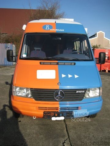 Kastenwagen Wohnmobil / Campervan MERCEDES-BENZ 212 D Sprinter Vollautomatik Infomobil /94.000KM