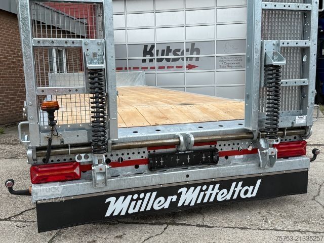 Çalışma platformlu römork MÜLLER-MITTELTAL ETÜTAR 14,4  Tieflader, LED,  Runduml.