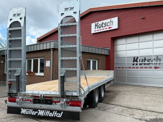 Çalışma platformlu römork MÜLLER-MITTELTAL ETÜTAR 14,4  Tieflader, LED,  Runduml.