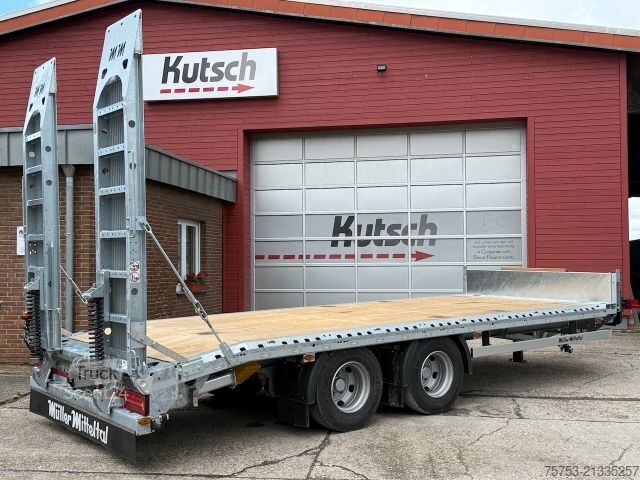 Çalışma platformlu römork MÜLLER-MITTELTAL ETÜTAR 14,4  Tieflader, LED,  Runduml.