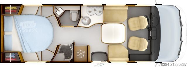 Integreret autocamper RAPIDO Serie Distinction i96M ALDE