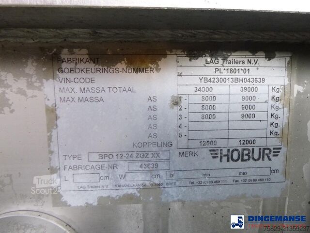 Tank Burg Chemical tank inox L4BH 30 m3 / 1 comp