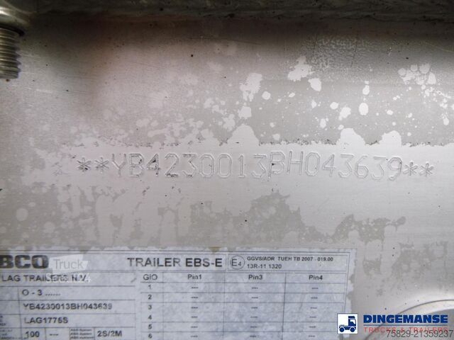 Tank Burg Chemical tank inox L4BH 30 m3 / 1 comp