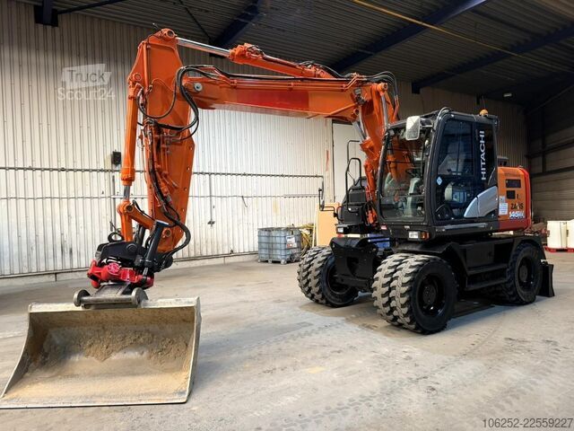 Koparka kołowa HITACHI ZAXIS ZX145W-6 + SMP TILTROTATOR - TRIPPLE ARM ...