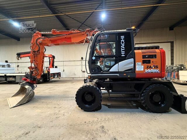 Koparka kołowa HITACHI ZAXIS ZX145W-6 + SMP TILTROTATOR - TRIPPLE ARM ...
