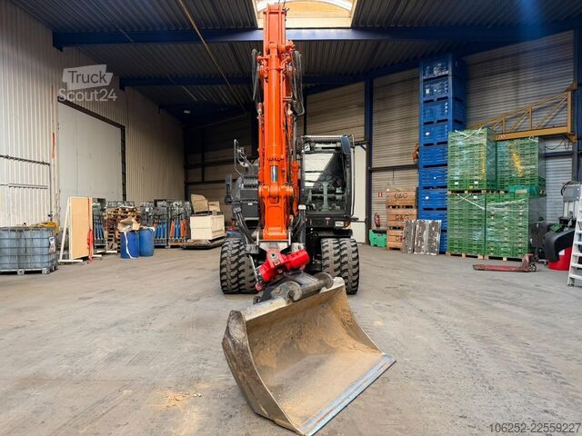 Koparka kołowa HITACHI ZAXIS ZX145W-6 + SMP TILTROTATOR - TRIPPLE ARM ...