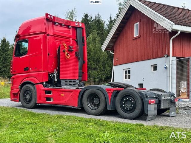  Mercedes-Benz Actros 2553LS 6x2 Tractor Unit – Hydraulics – Well