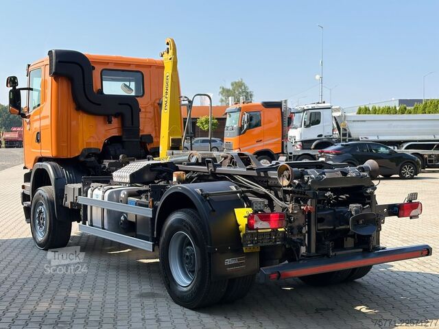 Sistem ročice s kavljem Scania G410 4x4 EURO6 HAKOWIEC PALFINGER Z CZOŁOWNICĄ