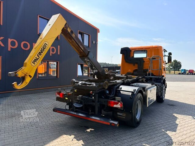 نظام ذراع الخطاف Scania G410 4x4 EURO6 HAKOWIEC PALFINGER Z CZOŁOWNICĄ