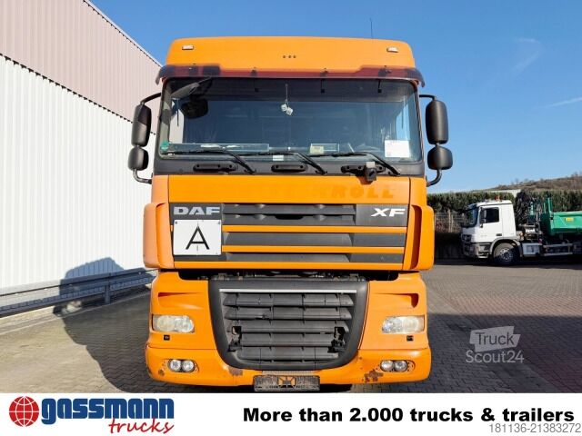 Ruloninė konteinerinė savivartis DAF AS105XF460 6x2, Intarder, Liftachse