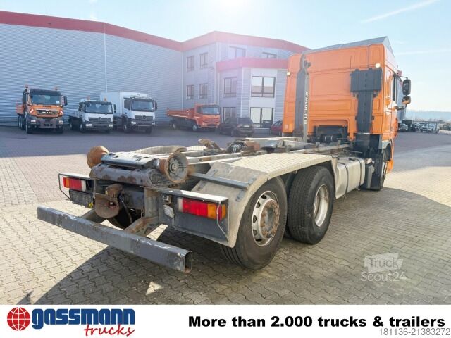 Ruloninė konteinerinė savivartis DAF AS105XF460 6x2, Intarder, Liftachse