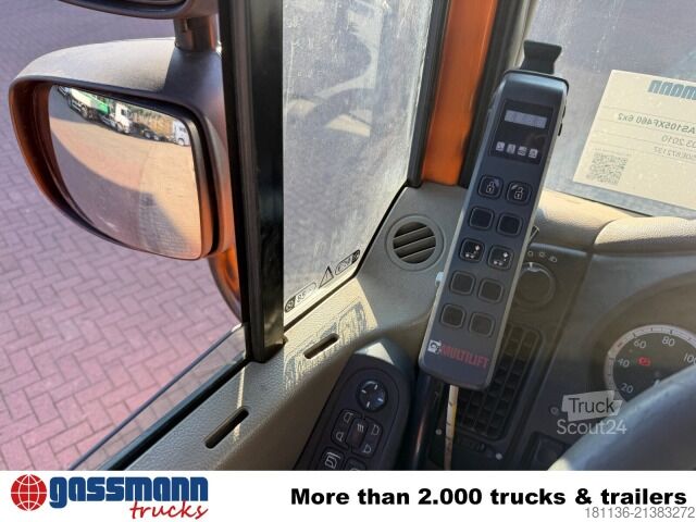 Ruloninė konteinerinė savivartis DAF AS105XF460 6x2, Intarder, Liftachse