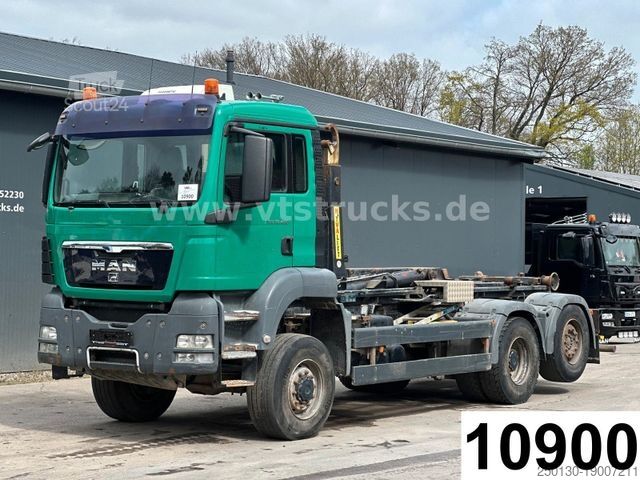 Abrollkipper MAN TGS 28.400 6x4-4 HYVA-Abrollkipper, Lenkachse