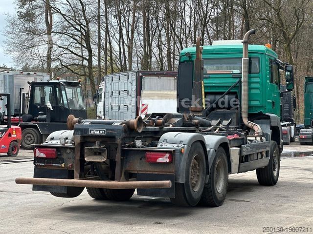 Abrollkipper MAN TGS 28.400 6x4-4 HYVA-Abrollkipper, Lenkachse