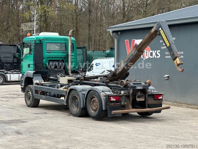 Abrollkipper MAN TGS 28.400 6x4-4 HYVA-Abrollkipper, Lenkachse