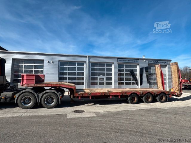 Tieflader-Sattelauflieger SCHWARZMÜLLER ST 3/Z 1 x gelenkt Rampen