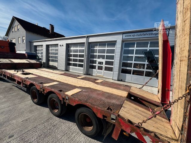 Tieflader-Sattelauflieger SCHWARZMÜLLER ST 3/Z 1 x gelenkt Rampen