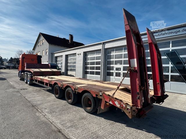 Tieflader-Sattelauflieger SCHWARZMÜLLER ST 3/Z 1 x gelenkt Rampen