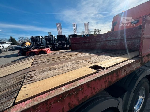 Tieflader-Sattelauflieger SCHWARZMÜLLER ST 3/Z 1 x gelenkt Rampen