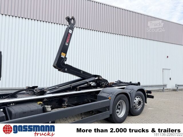 Kamion s kipom s pomičnim kontejnerom MAN TGS 26.430 6x4H-4 BL, HydroDrive, Lenk-/Liftachse,