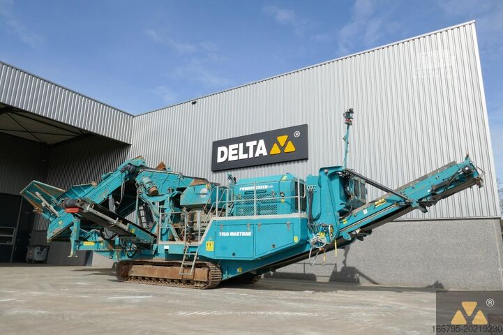 Zúzó üzem Powerscreen 1150 Maxtrak