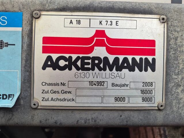 Transport refrigerat/congelat Ackermann A 18 cooltrailer