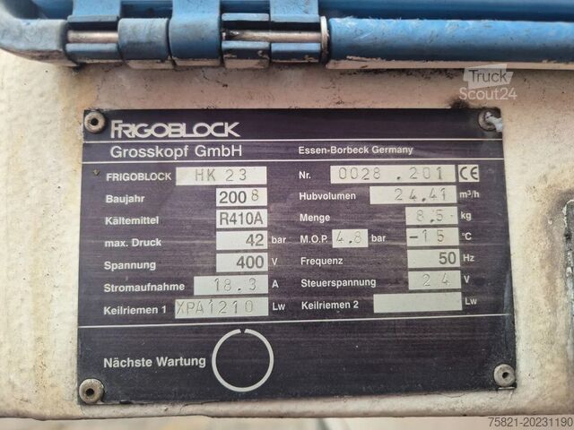 Transport refrigerat/congelat Ackermann A 18 cooltrailer