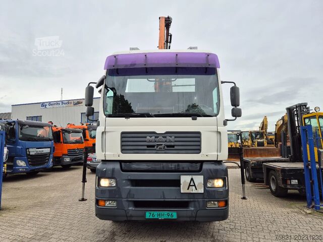 Camion-benne avec grue MAN TGA 32.410