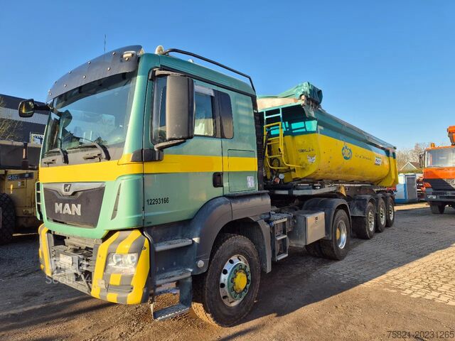 Teherautó Schwarzmüller TGS 18.460 SPA 3/E + MAN TGS 18.460 4x4 also co...
