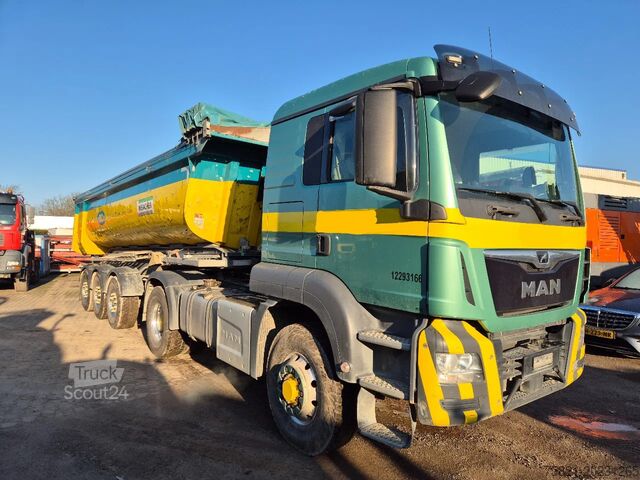 Teherautó Schwarzmüller TGS 18.460 SPA 3/E + MAN TGS 18.460 4x4 also co...