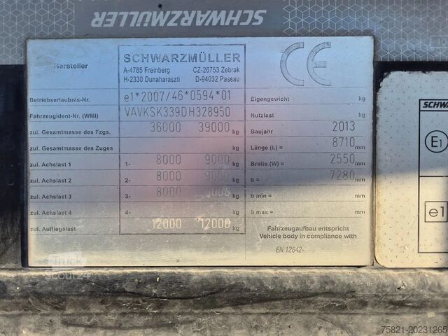 Teherautó Schwarzmüller TGS 18.460 SPA 3/E + MAN TGS 18.460 4x4 also co...