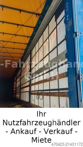 Åben sættevogn med presenning KRONE MegaLiner*BPW*Edscha*hydr. Hubdach 450 mm