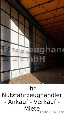 Åben sættevogn med presenning KRONE MegaLiner*BPW*Edscha*hydr. Hubdach 450 mm