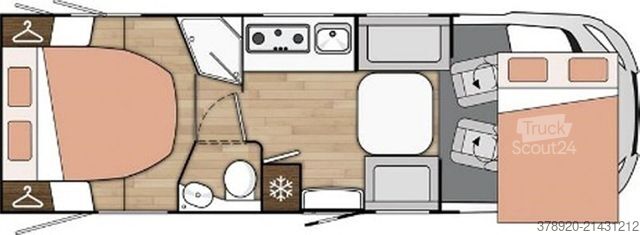 Integroitu matkailuauto BENIMAR Amphitryon A998 Sondernachlass EUR 10.060,00